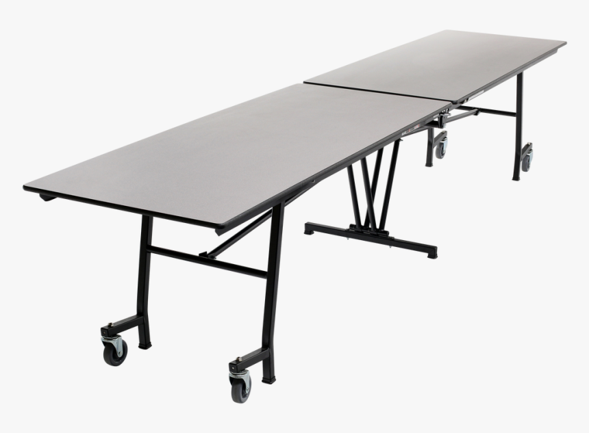 Amtab Mt6 Mobile Rectangle Shape Table 6 Feet Long - Folding Table, HD Png Download, Free Download