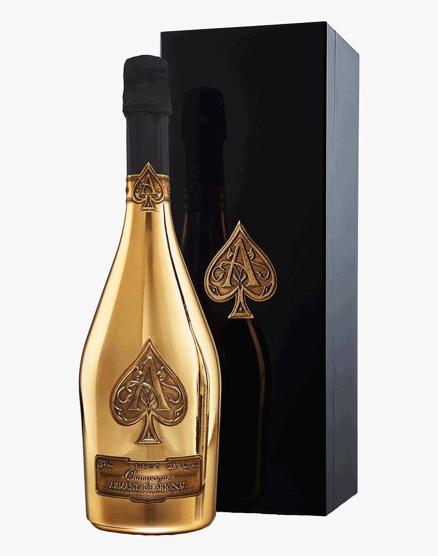 Armand De Brignac Champagne Brut 750 Ml - Armand De Brignac Gold, HD Png Download, Free Download