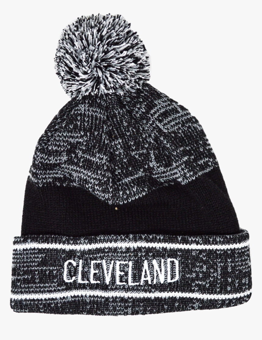 Cleveland Gray Pom Beanie - Beanie, HD Png Download, Free Download