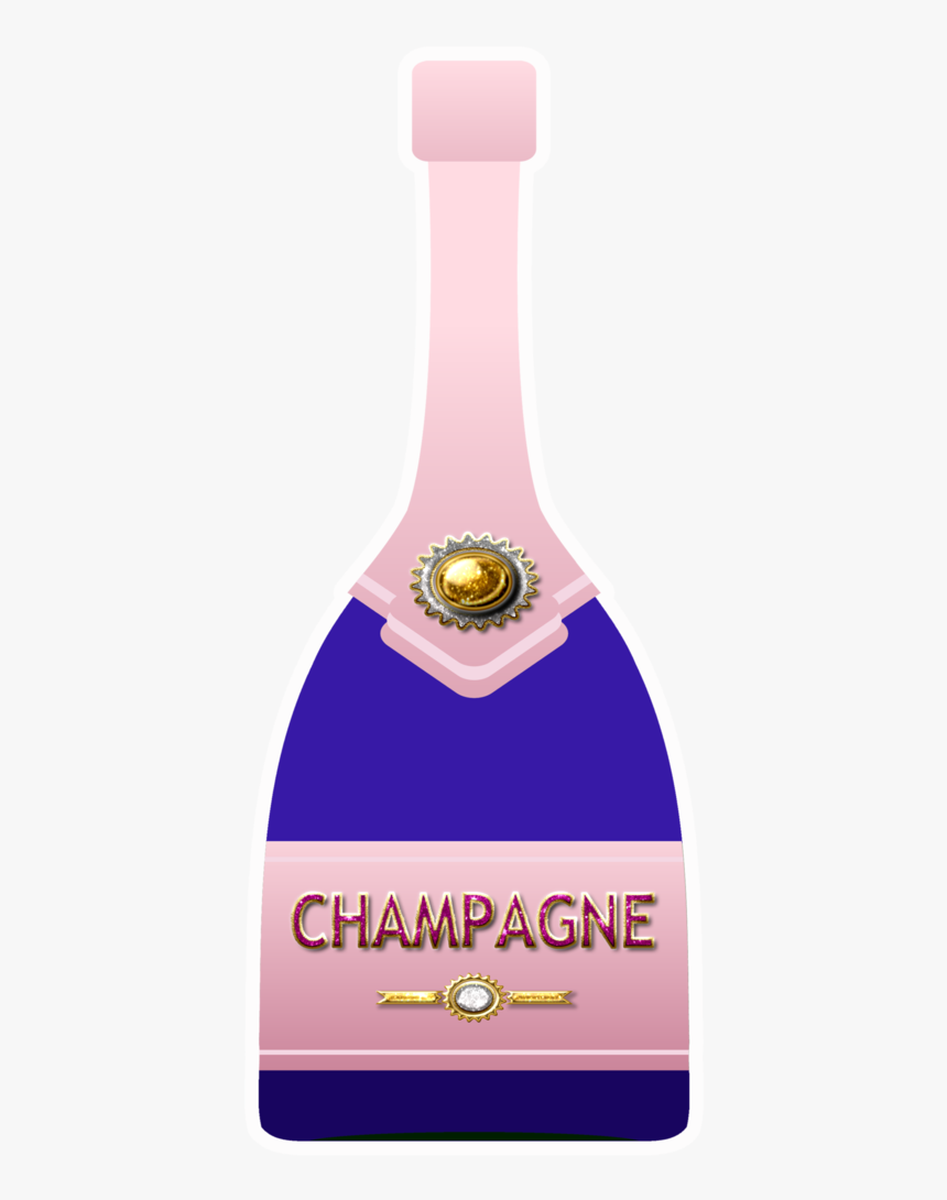 Champagne Bottle - Gold Medal, HD Png Download, Free Download