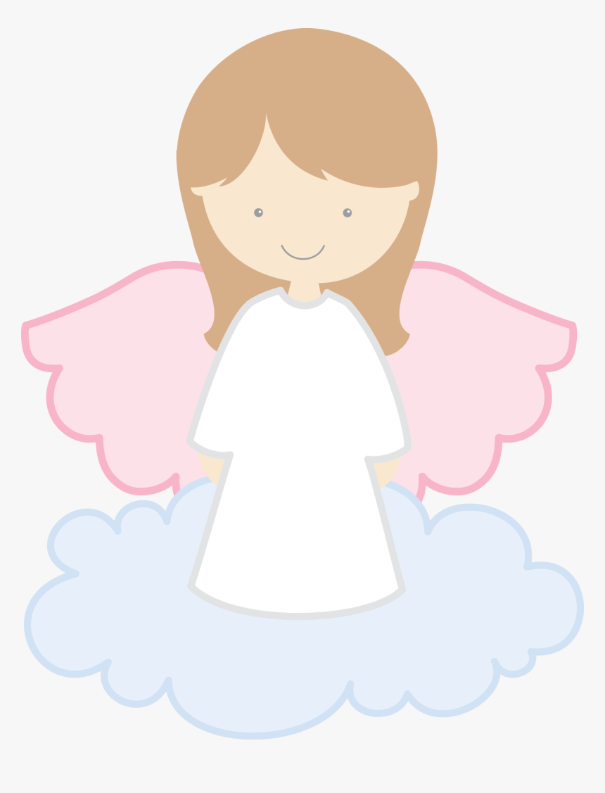 Clip Art Pin Do A Andrea - Anjo Menina Batizado Png, Transparent Png, Free Download