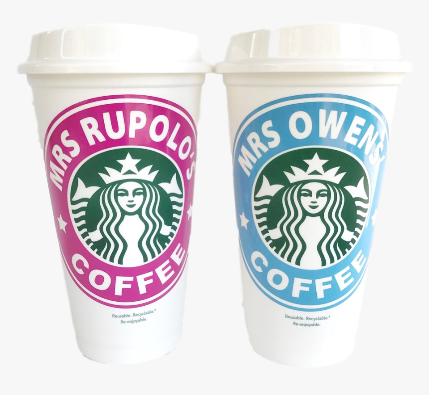 Personalized Starbucks Cups Teachers, HD Png Download, Free Download