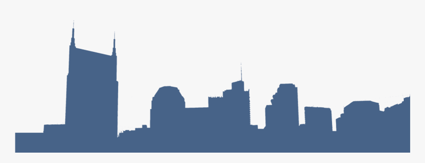 Nashville Skyline Silhouette Png - Free Nashville Skyline Png, Transparent Png, Free Download