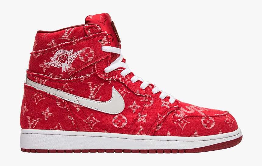 Nike Air Jordan 1 Supreme, HD Png Download, Free Download