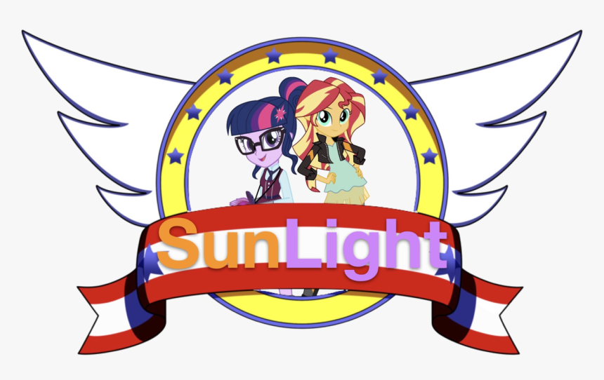 Banner Editor Superbobiann Equestria Girls Female - Sonic The Hedgehog Title, HD Png Download, Free Download