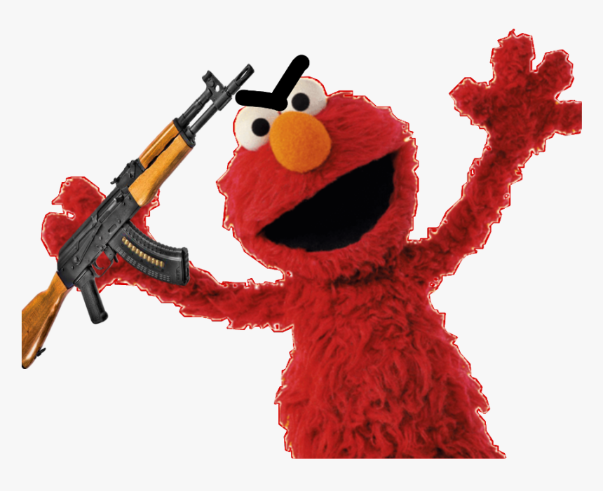 Elmo Came On With That Ak47 - Transparent Elmo Png, Png Download, Free Download