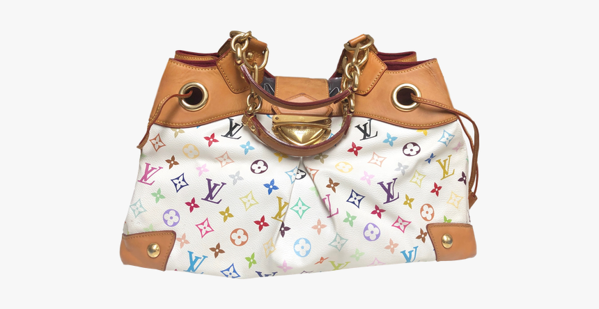 Louis Vuitton Multicolor Canvas Ursula In Blanc - Louis Vuitton, HD Png Download, Free Download