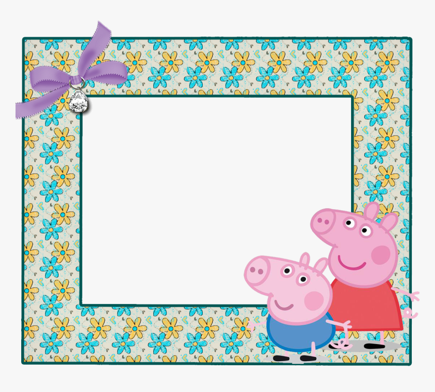 Marcos Para Photoshop Y Algo Mas - Peppa Pig, HD Png Download, Free Download