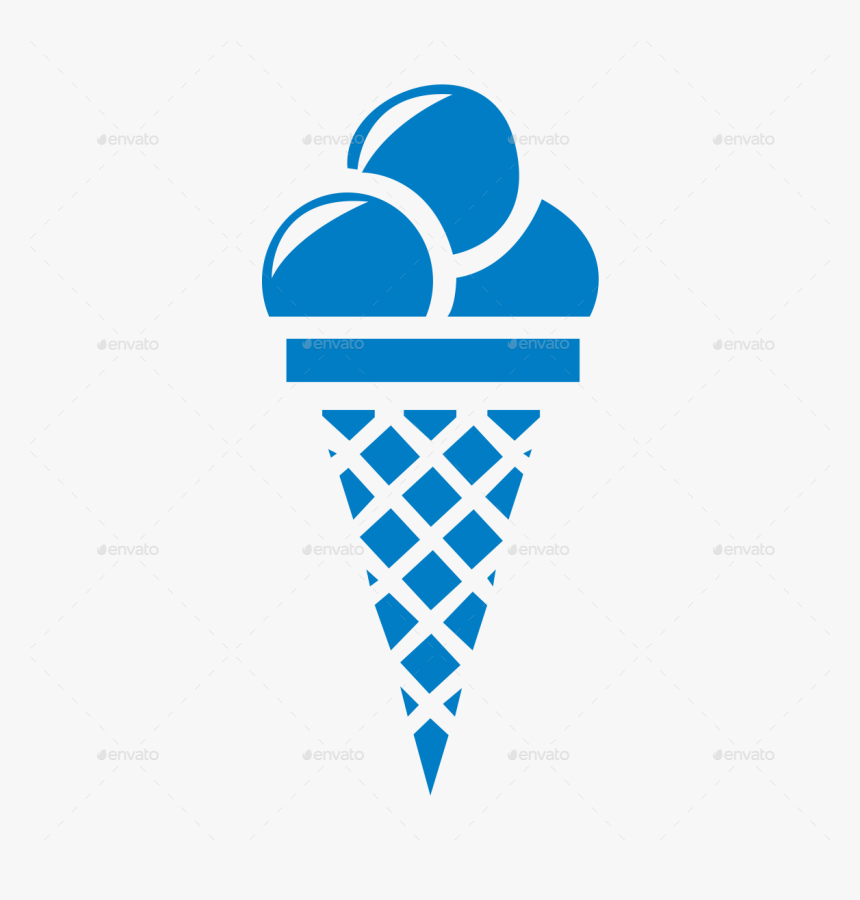 Ice Cream Icon Png - Cone Ice Cream Vector Png, Transparent Png, Free Download