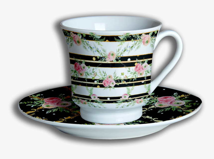 Shabby Chic Tea Set - Coffee Cup, HD Png Download, Free Download
