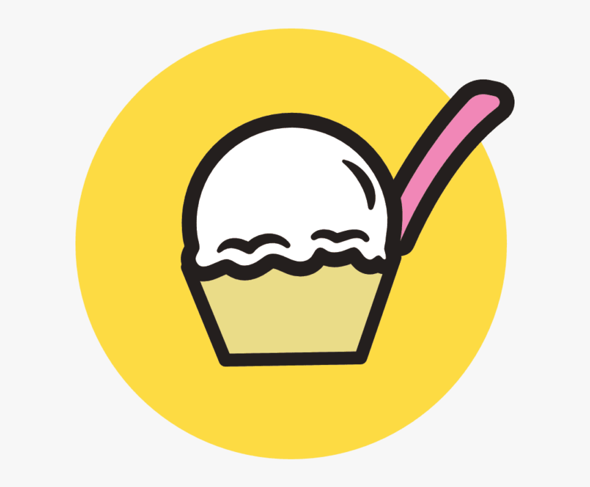 Ice Cream In A Cup - Logo Ice Cream Cup, HD Png Download, Free Download