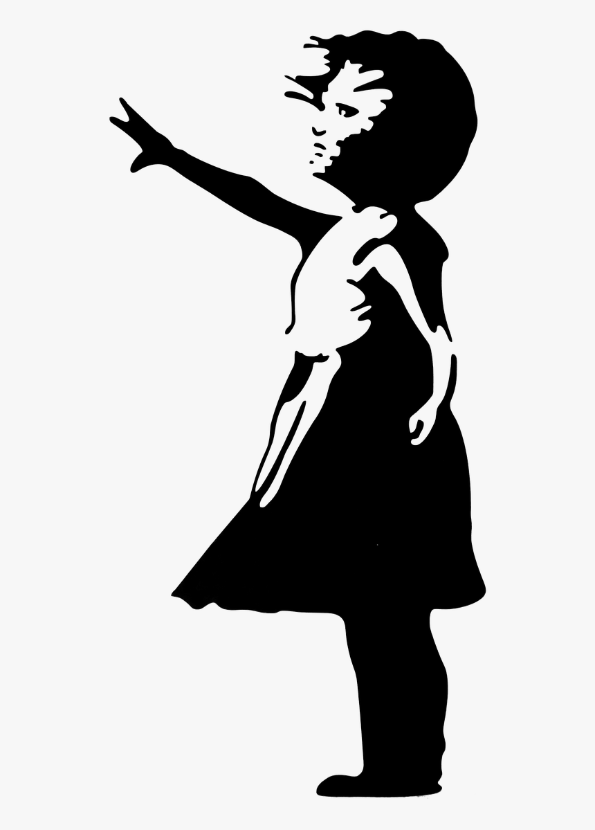 Girl Reaching Stretching Free Photo - Banksy Girl With Balloon, HD Png Download, Free Download