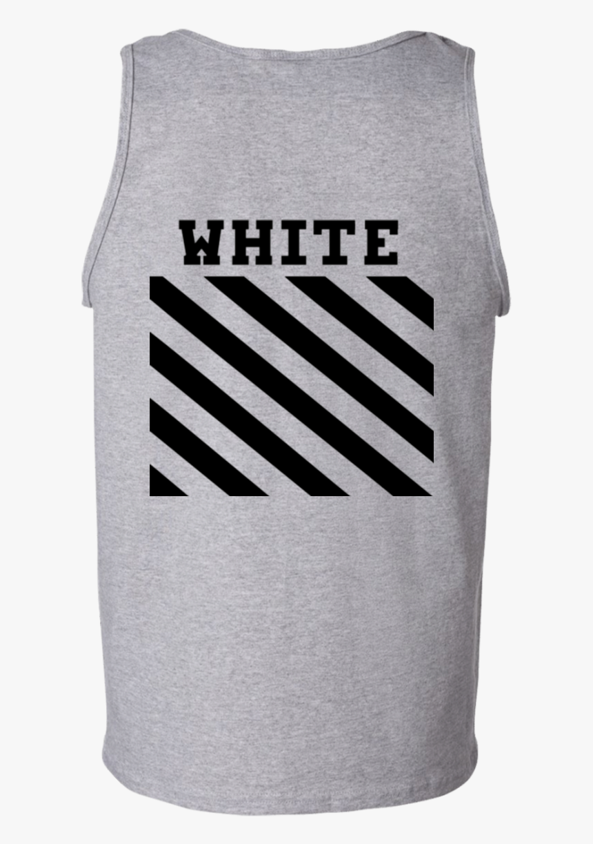 Off White Tank Top Black - Blue Off White Shirt, HD Png Download, Free Download