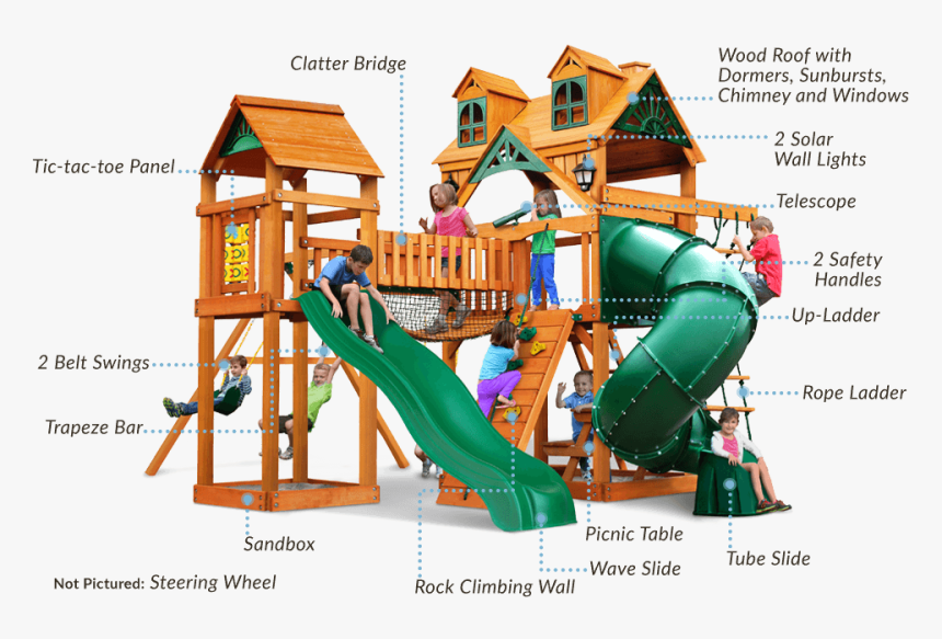Alpine Wave Slide - Playground Set, HD Png Download, Free Download