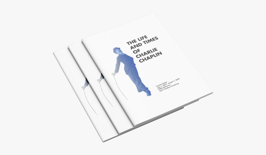 Charlie Chaplin Program Playbill Program Theatre Charlie - Sprint, HD Png Download, Free Download