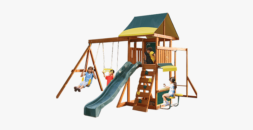 Cedar Summit Brookridge Wooden Swing Set - Big Backyard Brightside Wooden Play Centre, HD Png Download, Free Download