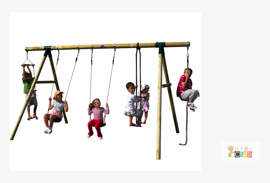 Plum Orang-utan Wooden Garden Swing Set , Png Download - Swing, Transparent Png, Free Download