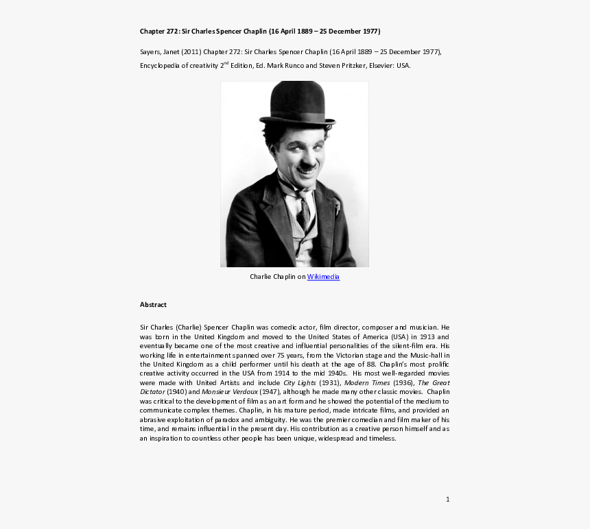 Charlie Chaplin, HD Png Download, Free Download