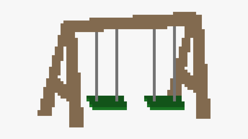 Swing Set Pixel Art, HD Png Download, Free Download