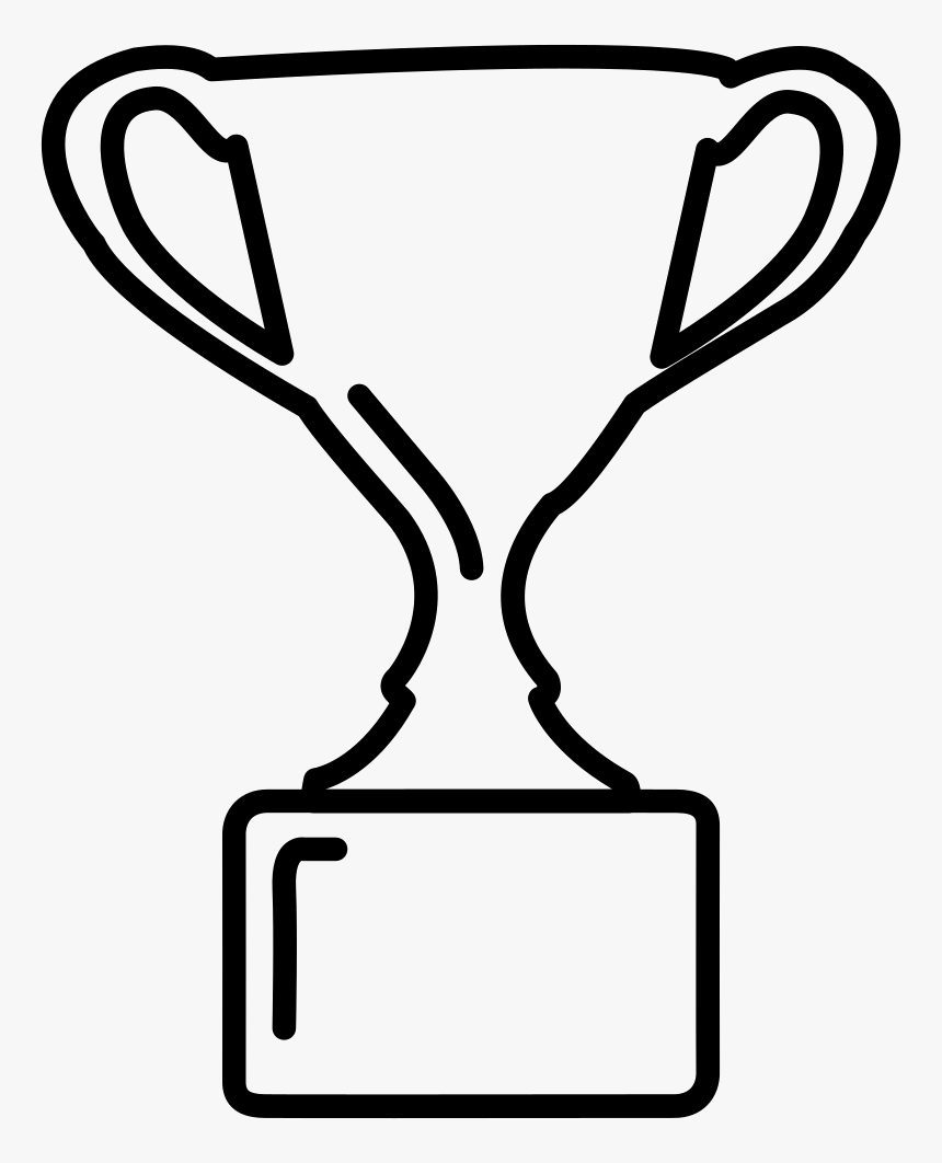 Trophy Icon Outline - Trophy Outline, HD Png Download, Free Download