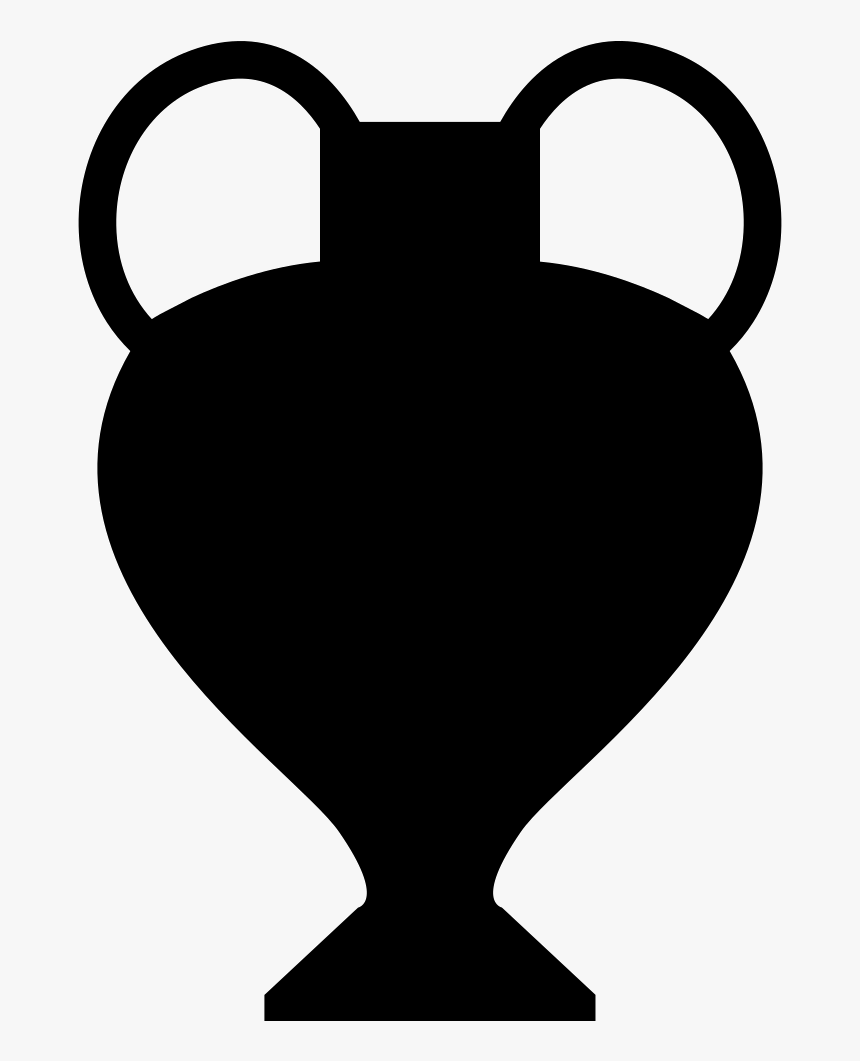 Trophy Jar Black Silhouette Shape, HD Png Download, Free Download