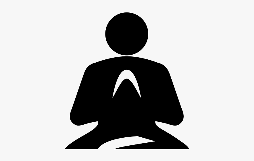 Meditation Clipart Silhouette - Meditation And Mindfulness Icon, HD Png Download, Free Download