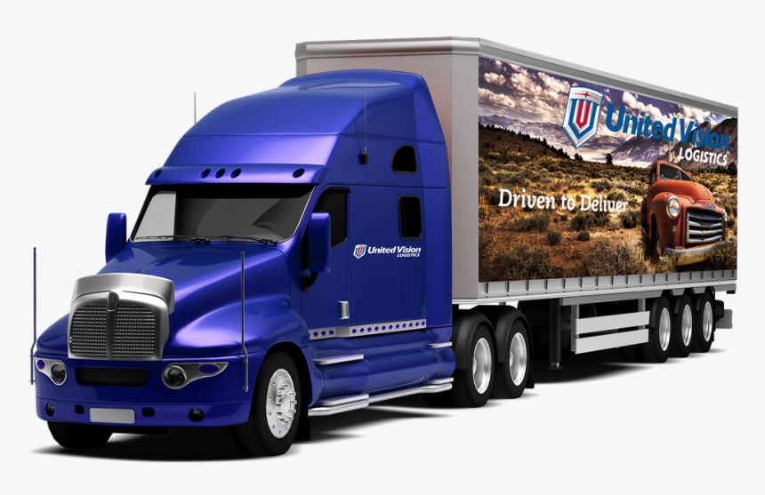 Uvl Model Truck Mock-up Front View Blue - Owner Operators Wanted, HD Png Download, Free Download