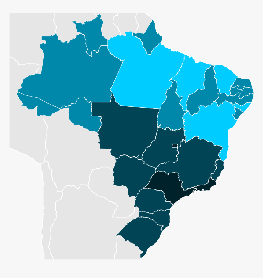 Regions Of Brazil, HD Png Download, Free Download