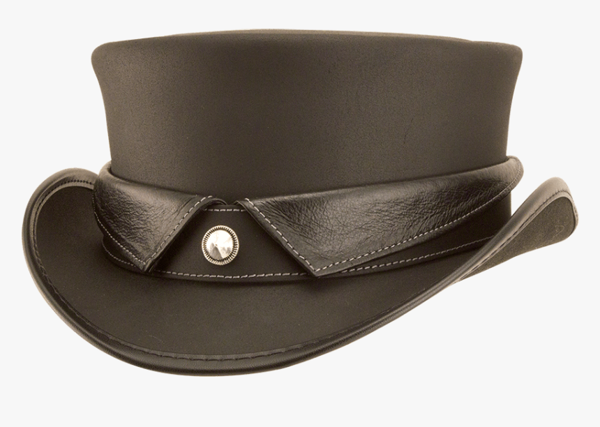 Collared Marlow Steampunk Hat - Leather, HD Png Download, Free Download