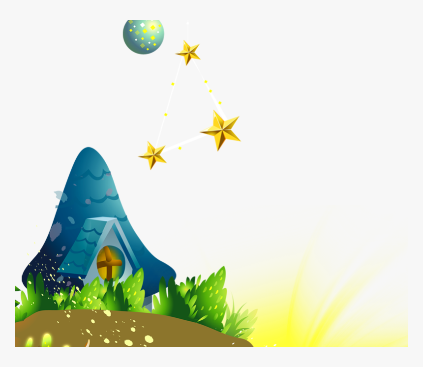 Fairy Tale Decoration Drawing Wallpaper - Fairytale House Png Transparent, Png Download, Free Download