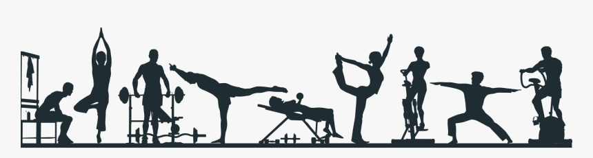 People Gym Silhouette, HD Png Download, Free Download