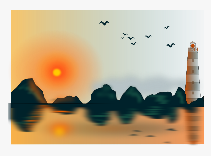 Sunset - Clip Art, HD Png Download, Free Download