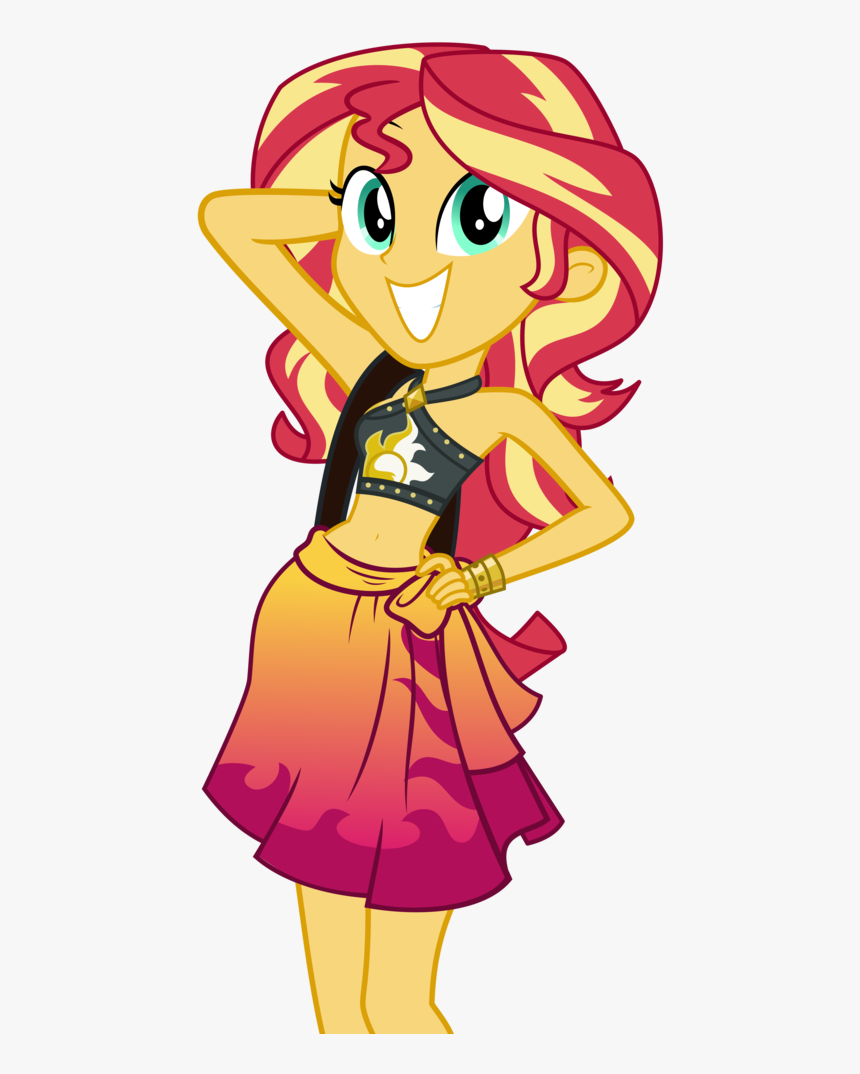 Girls Bikini Clipart - Sunset Shimmer Pony Equestria Girls, HD Png Download, Free Download