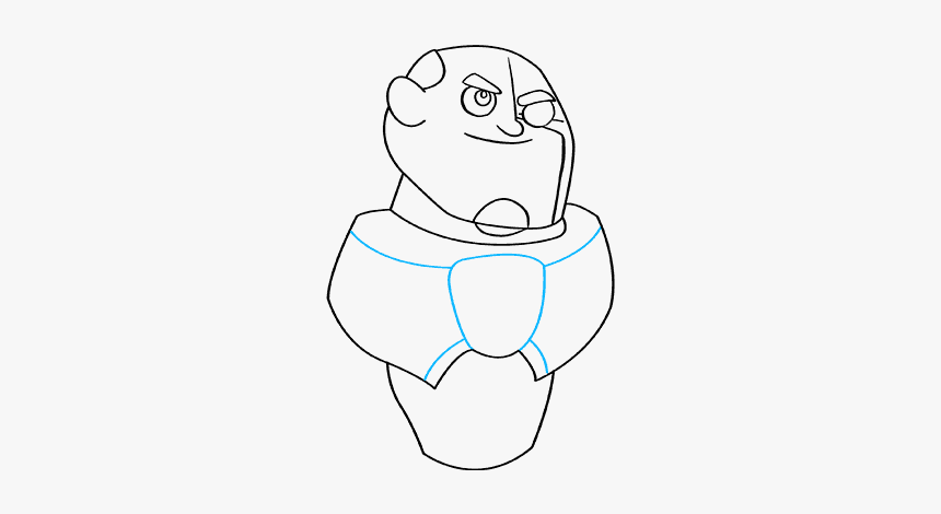 How To Draw Cyborg From Teen Titans, HD Png Download, Free Download