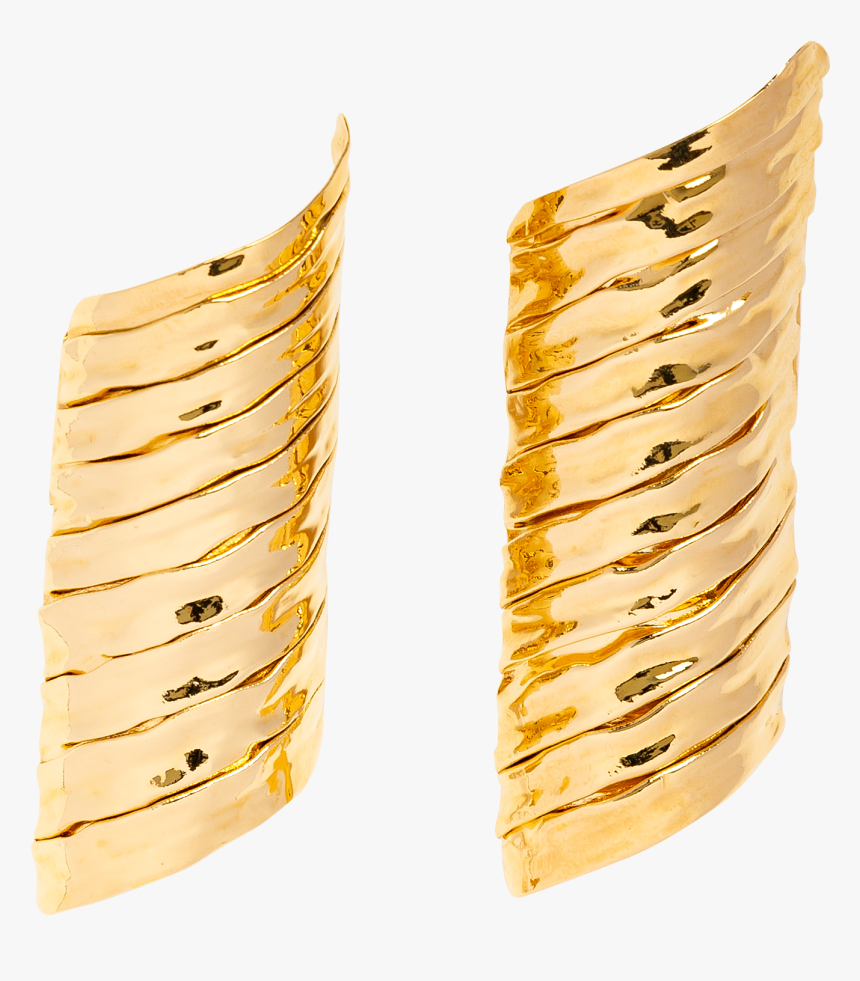 Gold Earring Png, Transparent Png, Free Download