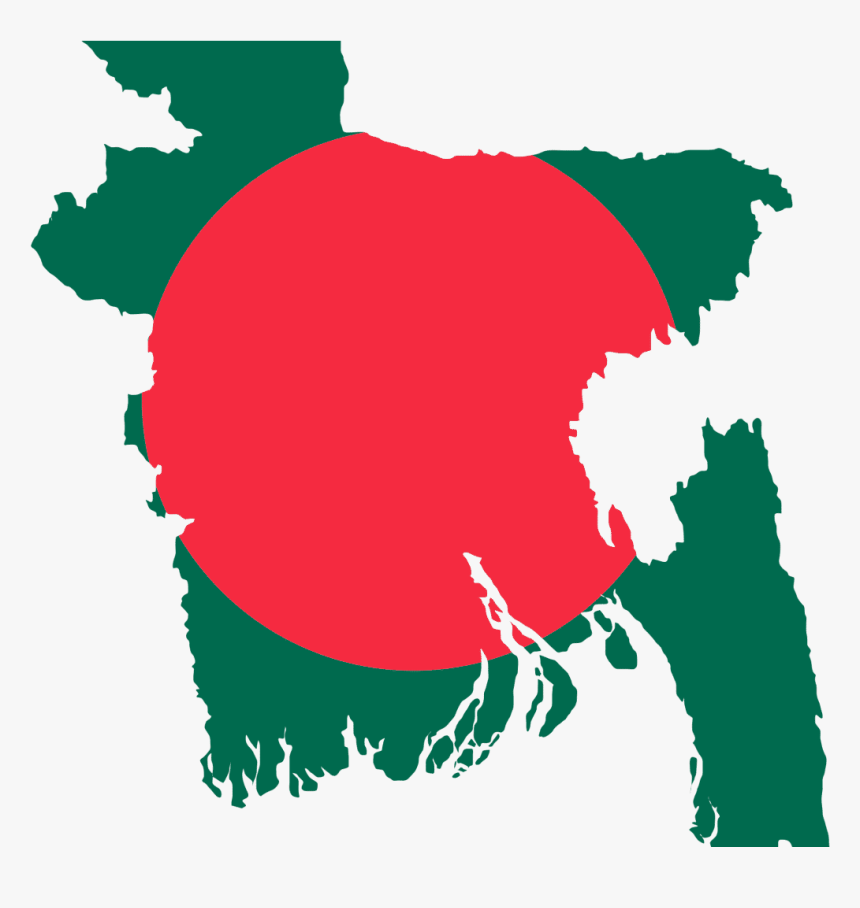 Transparent Bangladesh Flag Png - Bangladesh Flood 2004 Map, Png Download, Free Download