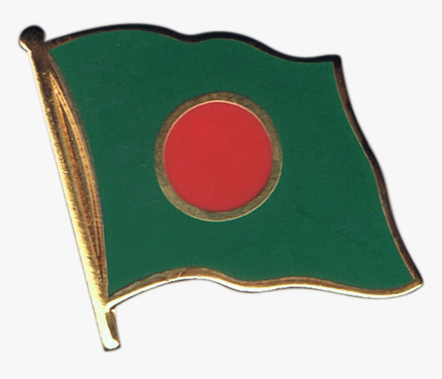 Bangladesh Flag Pin, Badge - Mexican Flag Drawing Easy, HD Png Download, Free Download