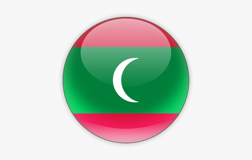 Maldives Flag Round Png, Transparent Png, Free Download