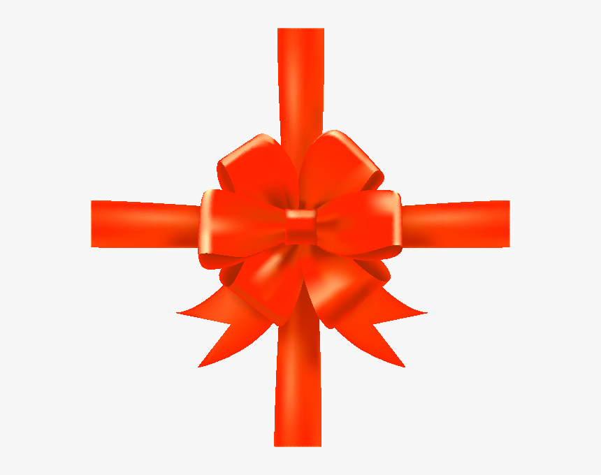 Orange Ribbon Png - Ribbon, Transparent Png, Free Download