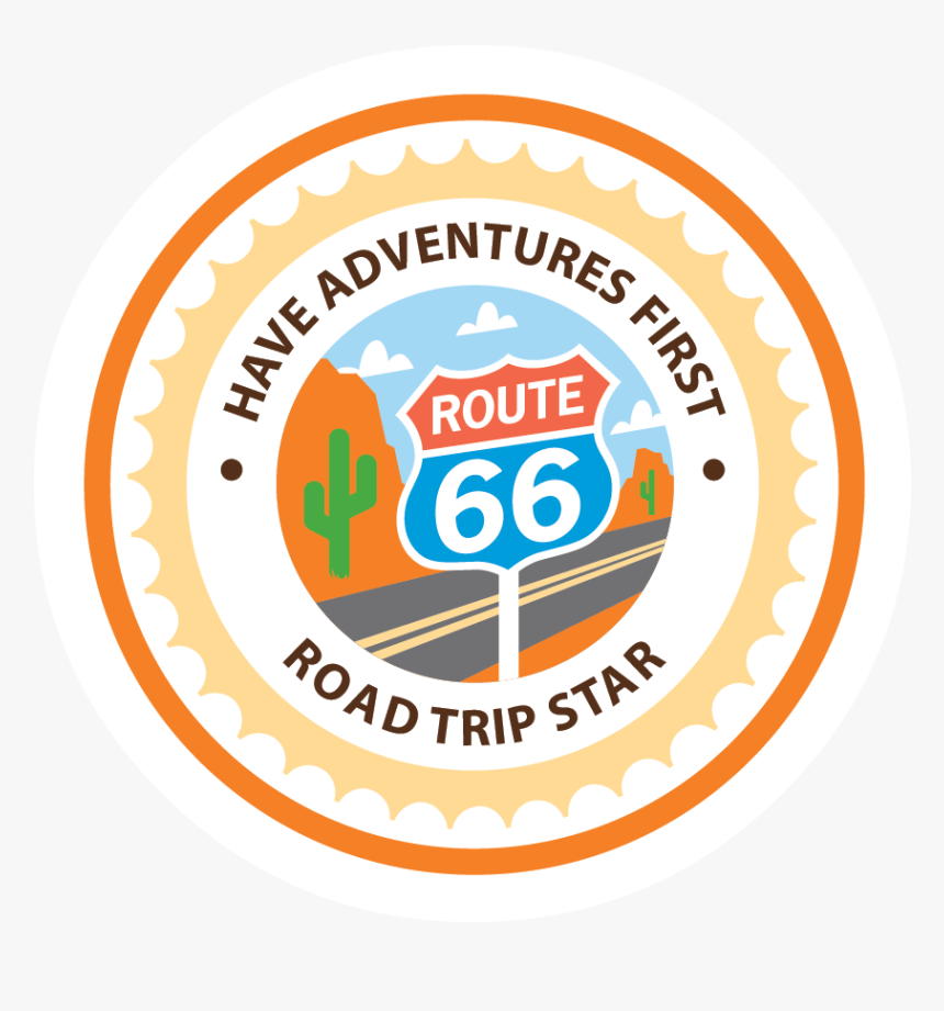 Road Trip Sticker White - Circle, HD Png Download, Free Download