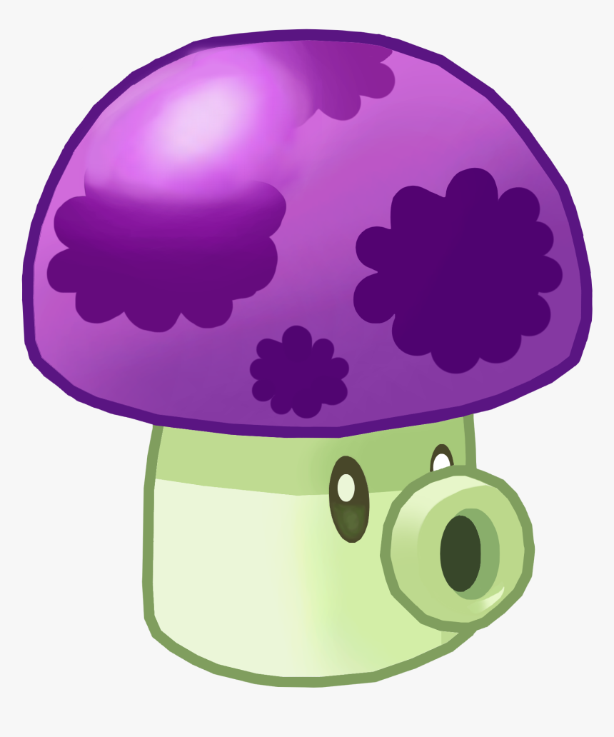 Zombies Character Creator Wiki - Purple Mushroom Plants Vs Zombies, HD Png Download, Free Download