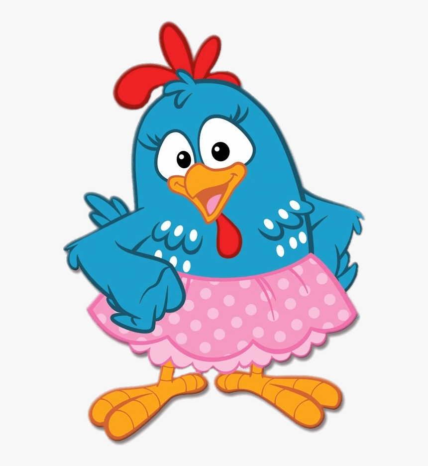 Lottie Dottie Chicken Wears A Pink Skirt - Galinha Pintadinha Rosa Png, Transparent Png, Free Download