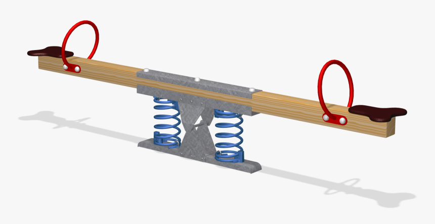 Seesaw With Springs - See Saw With Springs, HD Png Download, Free Download