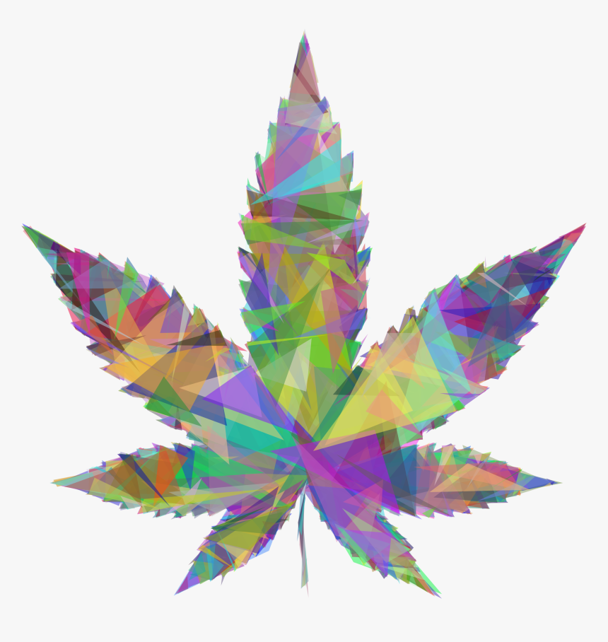 Pot Leaf Vector , Png Download - Marijuana Leaf Clipart, Transparent Png, Free Download