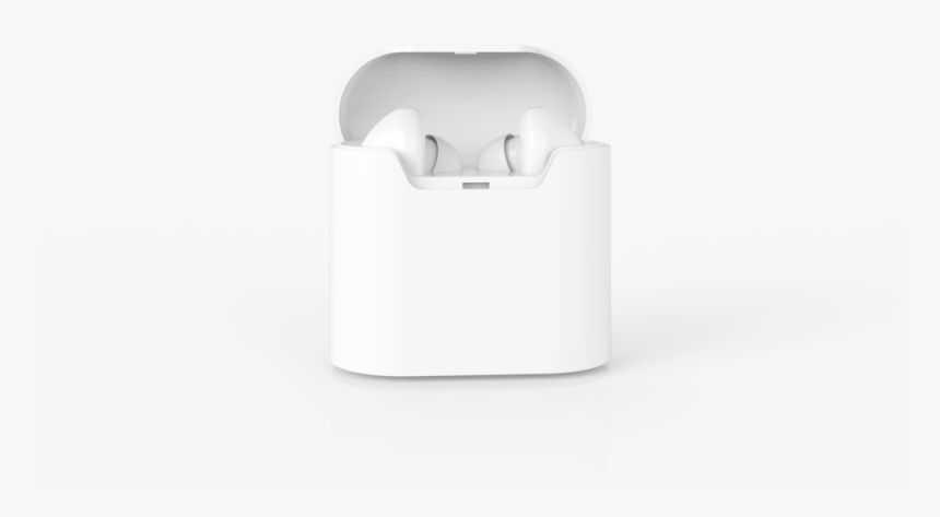 Wireless Airpods Headphones Set - Monochrome, HD Png Download, Free Download
