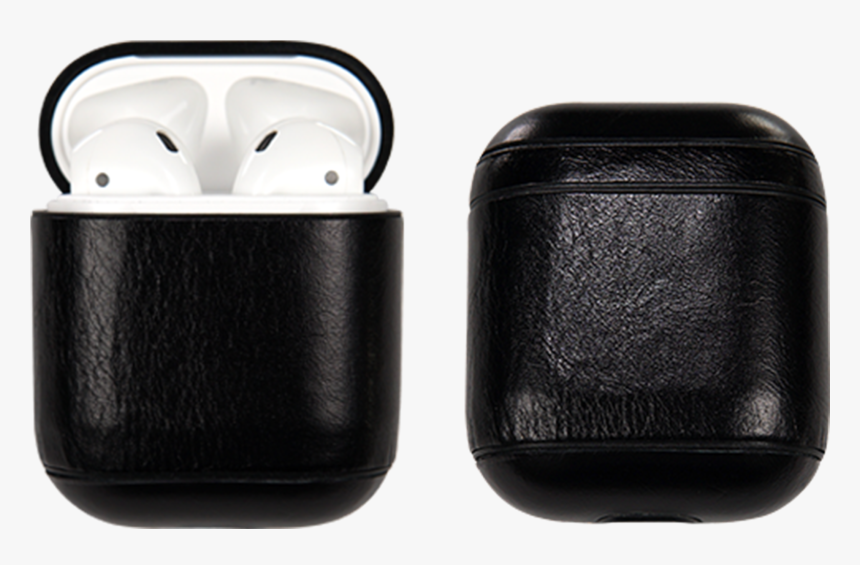 Leather Cases - Black Leather Airpod Case, HD Png Download, Free Download