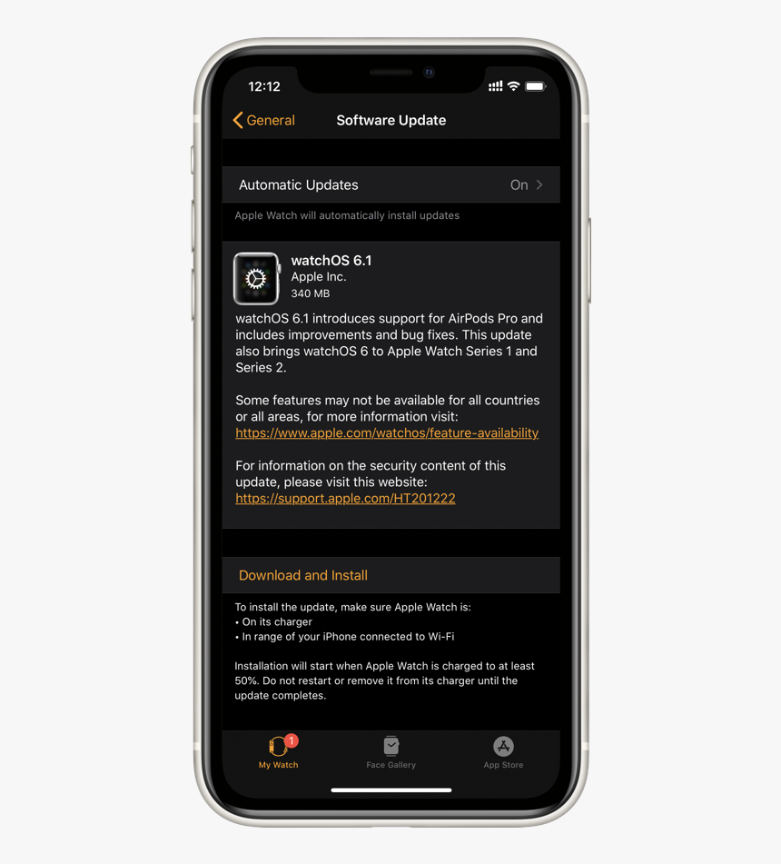 Download Watchos - Watchos 6 For Series 2, HD Png Download, Free Download