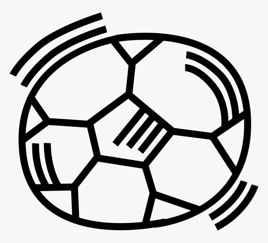 Vector Illustration Of Sport Of Soccer Football Game - Dribble A Soccer Ball, HD Png Download, Free Download