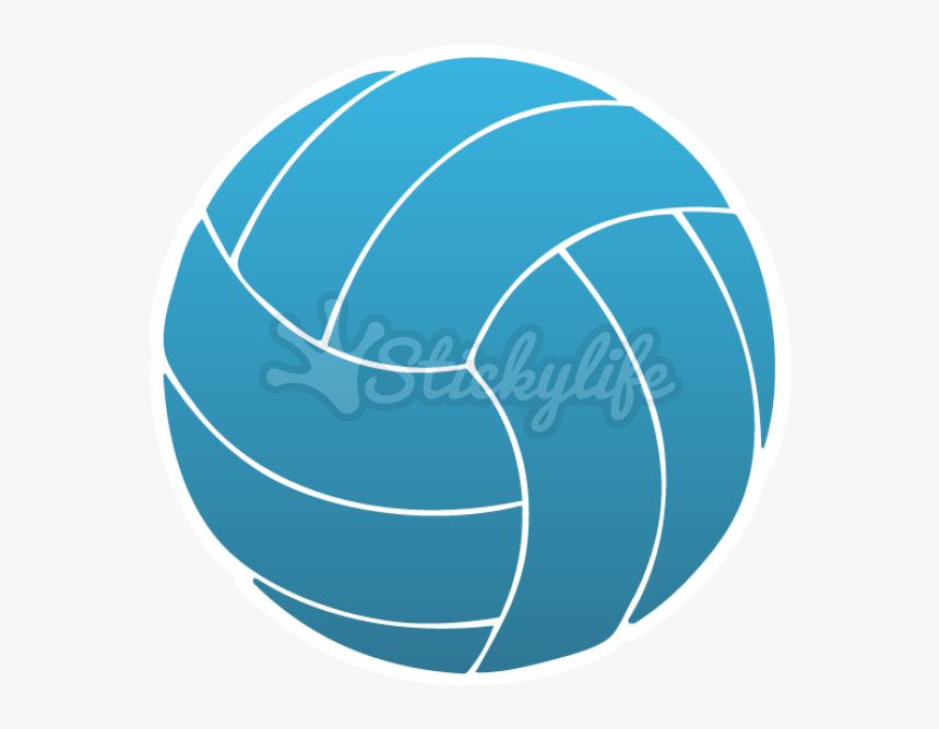 Volleyball Static Cling - Colorful Volleyball Transparent Background, HD Png Download, Free Download