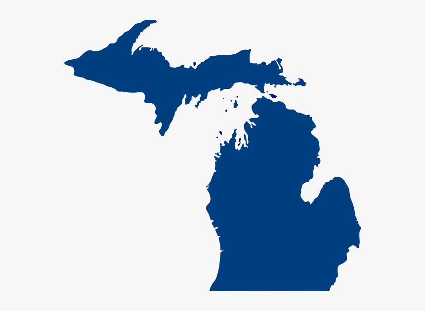 Michigan State Map Vector, HD Png Download, Free Download